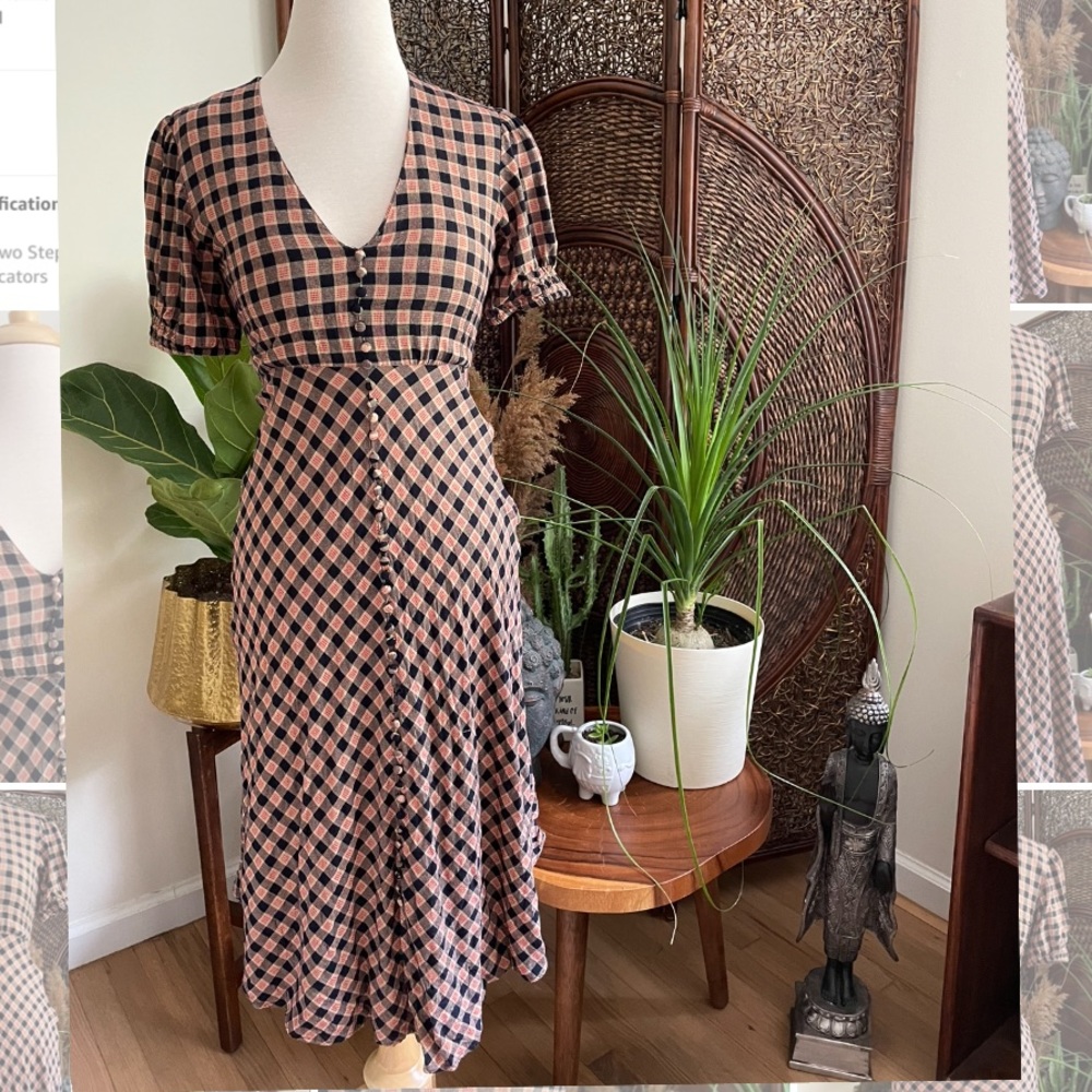 Anthropologie Plaid Dress